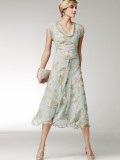girl in short dress looking side